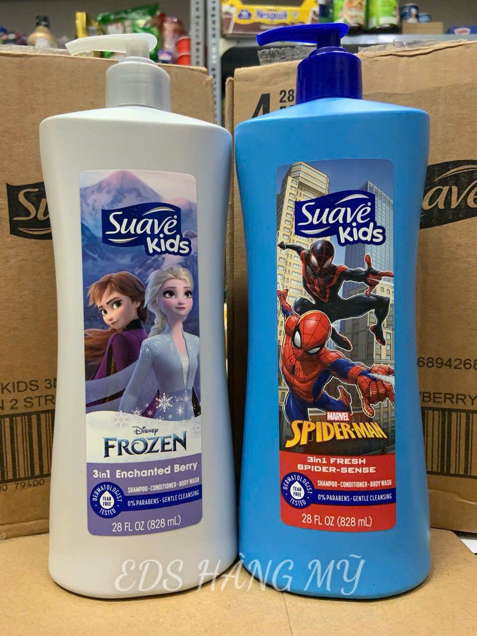 Sữa tắm 3 in 1 Suave Kid 828ml