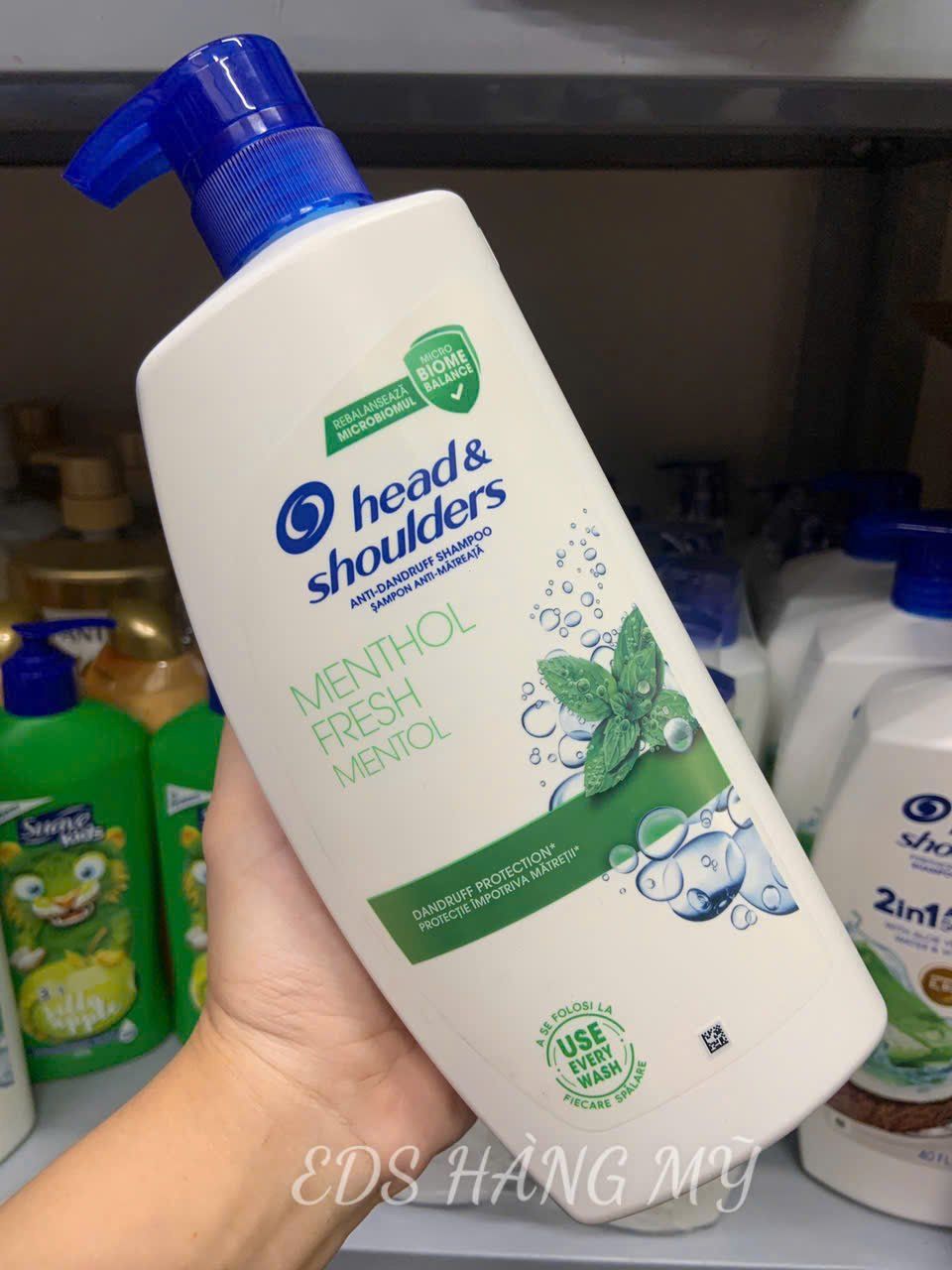 Dầu gội hương bạc hà Head & Shoulders Menthol Fresh