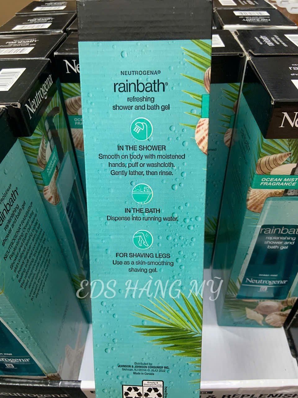 Sữa tắm giảm mụn lưng và viêm nang lông Neutrogena Rainbath