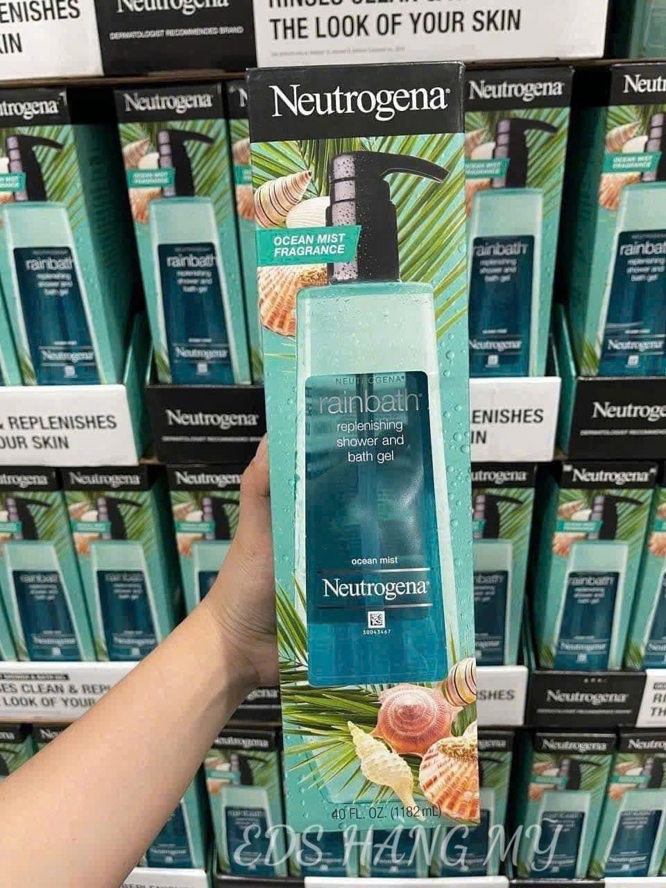 Sữa tắm giảm mụn lưng và viêm nang lông Neutrogena Rainbath