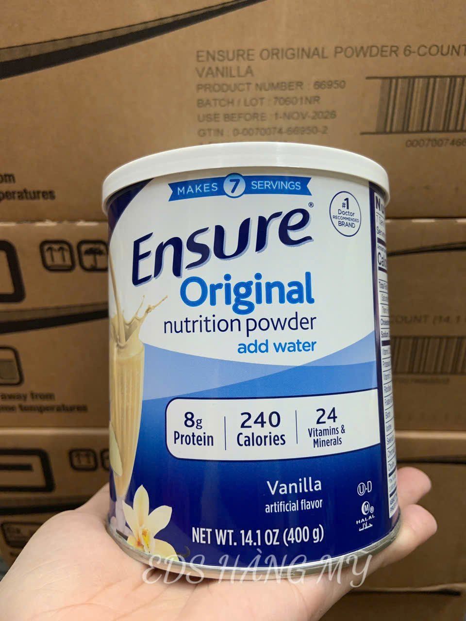 Sữa Ensure Mỹ Original Nutrition Powder 400gram