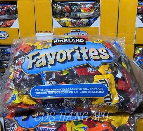  Kẹo Socola tổng hợp150 thanh - 2.55kg 