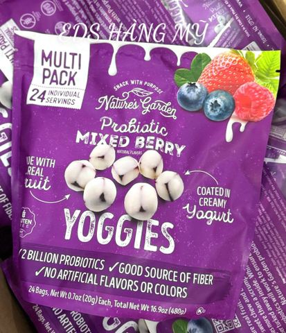  Hạt Nature's Garden Probiotic Yoggies Trail Mixes 