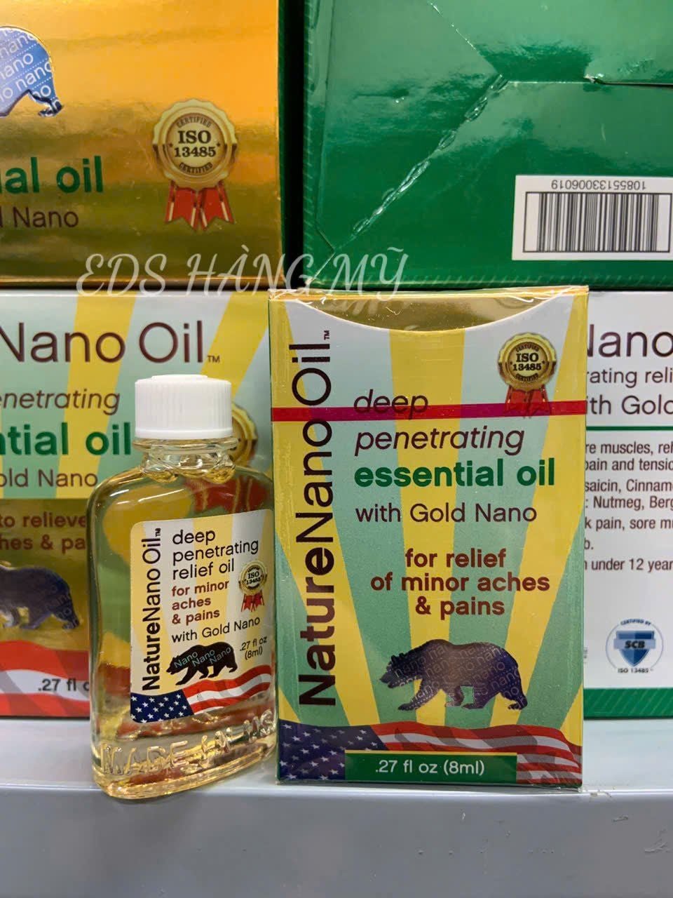 Dầu Gió Con Gấu Công Nghệ Nano- Nature Nano Oil 8ml