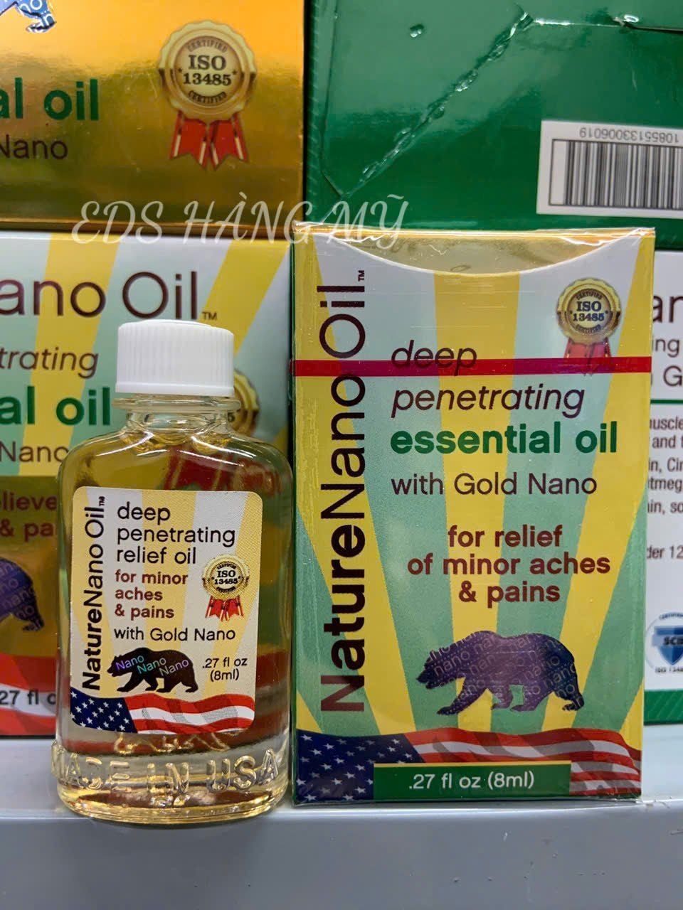 Dầu Gió Con Gấu Công Nghệ Nano- Nature Nano Oil 8ml