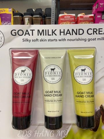  Set kem dưỡng da tay sữa dê Dionis Goat Milk Hand Cream 