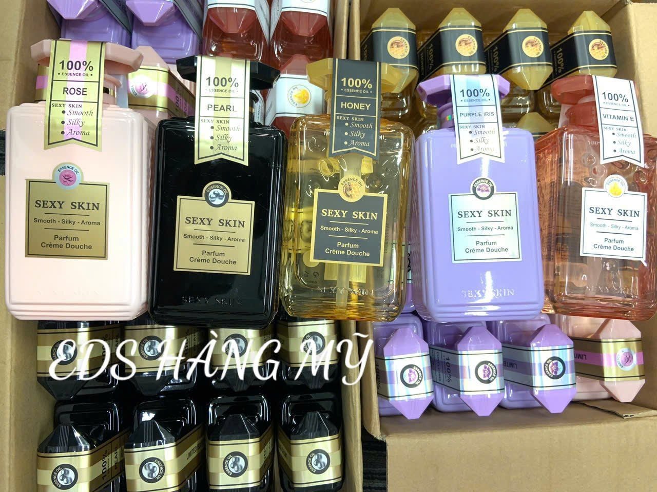 Sữa tắm Pháp hương nước hoa Sexy Skin 600ml