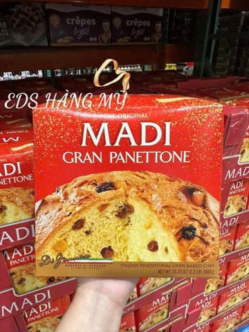  Bánh Madi Gran Panettone 1kg truyền thống của Ý 
