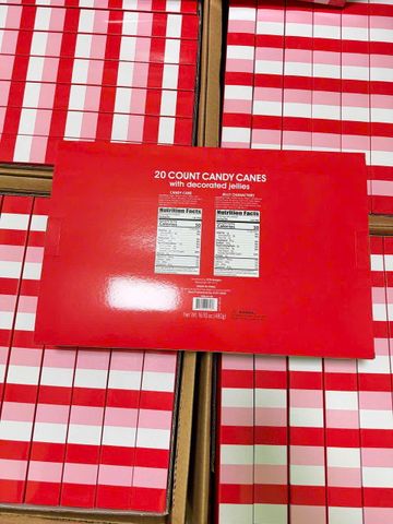  HỘP KẸO CANDY CANE GIÁNG SINH 20 CÂY 