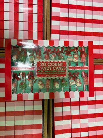 HỘP KẸO CANDY CANE GIÁNG SINH 20 CÂY 