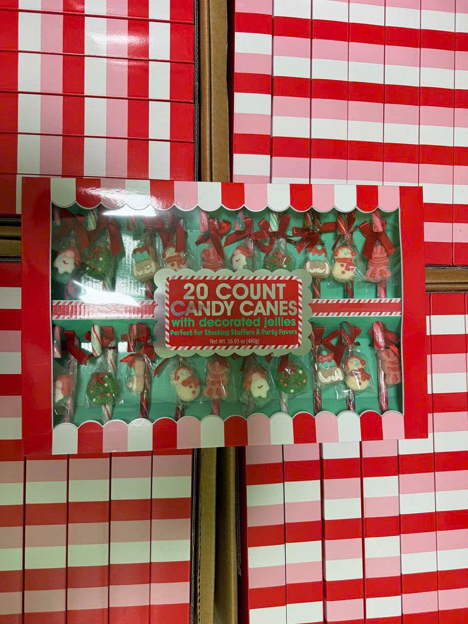 HỘP KẸO CANDY CANE GIÁNG SINH 20 CÂY