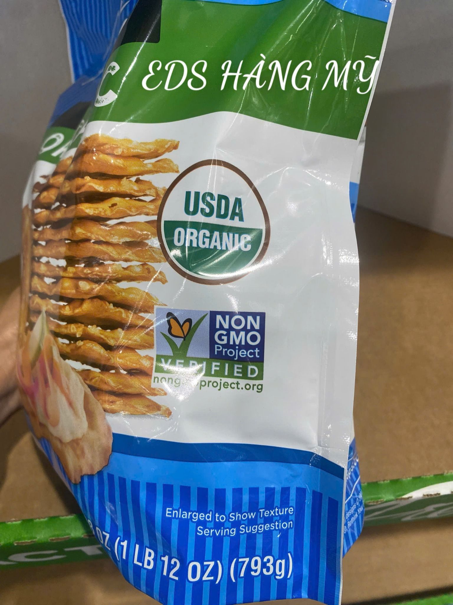 PRETZEL CRISPS ORGANIC – BÁNH XOẮN HỮU CƠ
