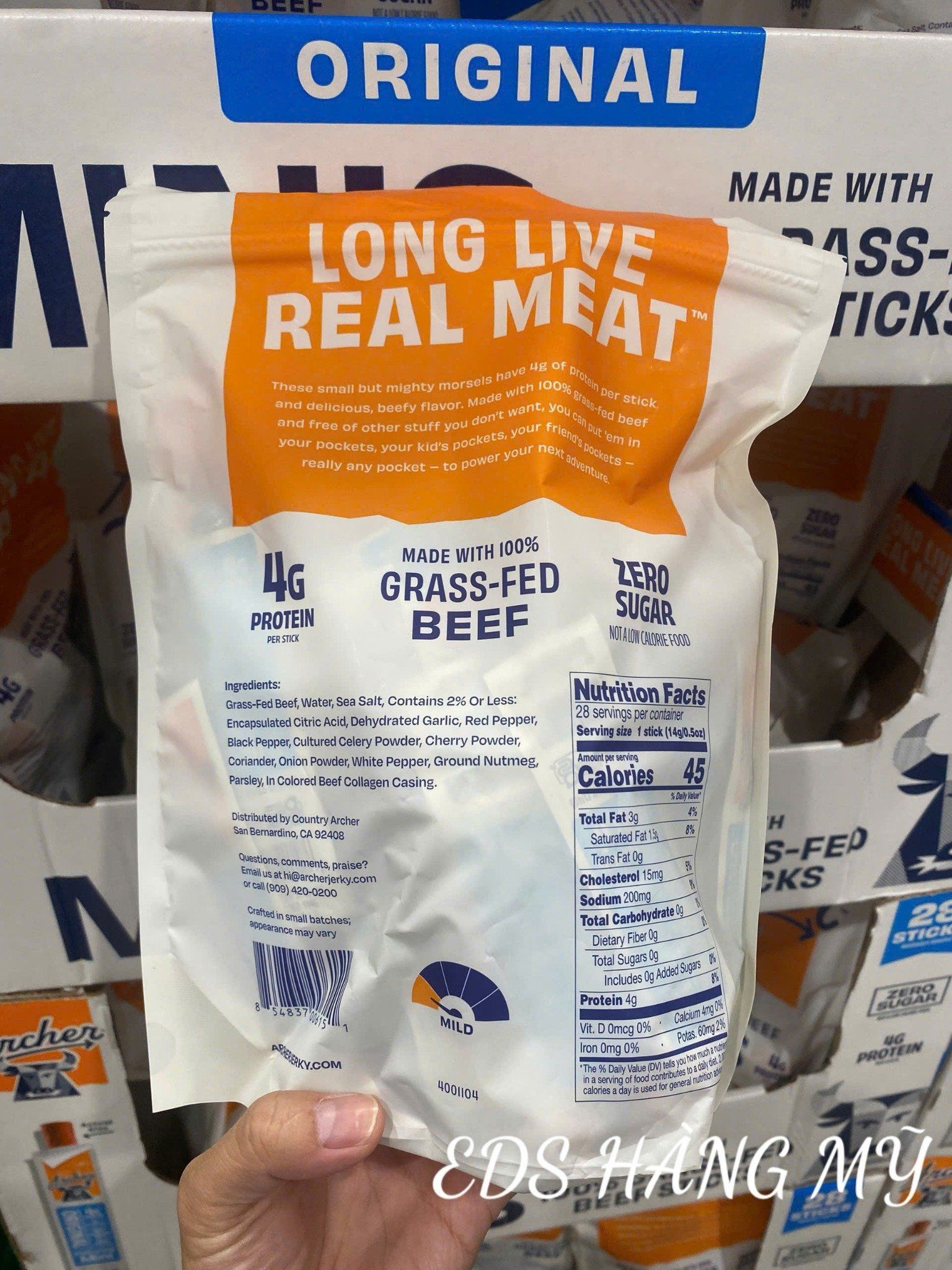 Archer Minis Original Beef Sticks – THANH BÒ KHÔ