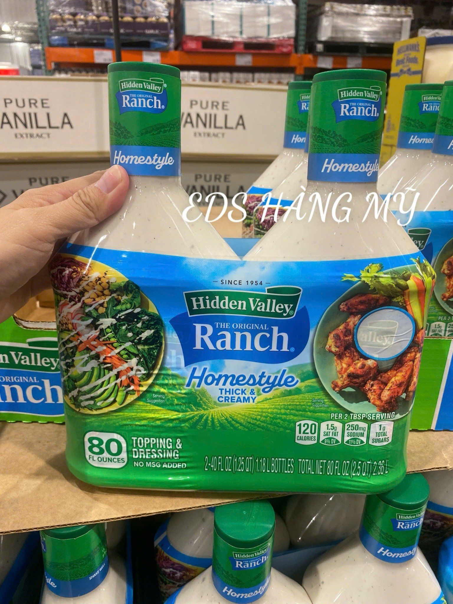 Sốt trộn salad, sốt chấm Hidden Valley The Original Ranch Homestyle