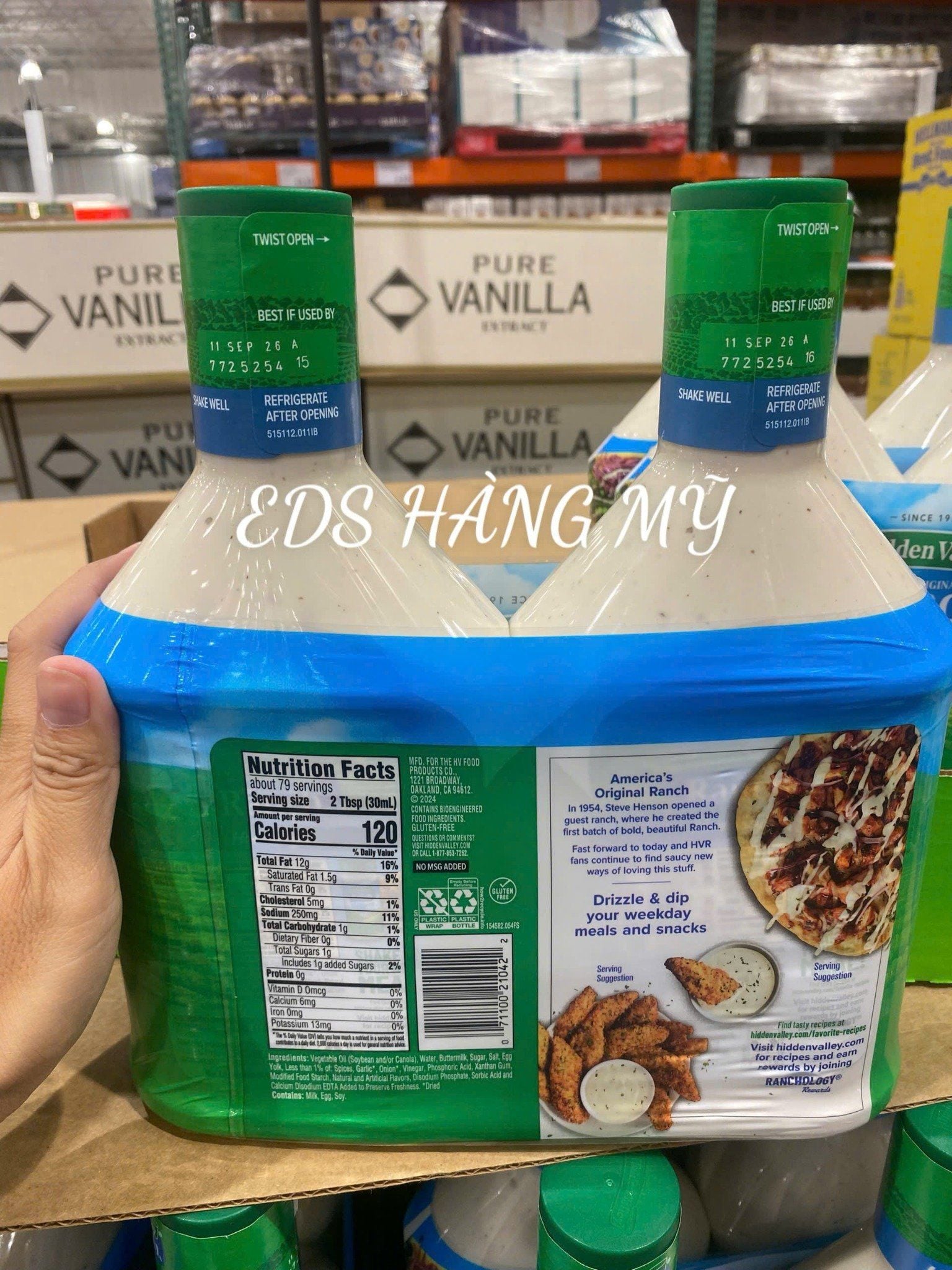 Sốt trộn salad, sốt chấm Hidden Valley The Original Ranch Homestyle