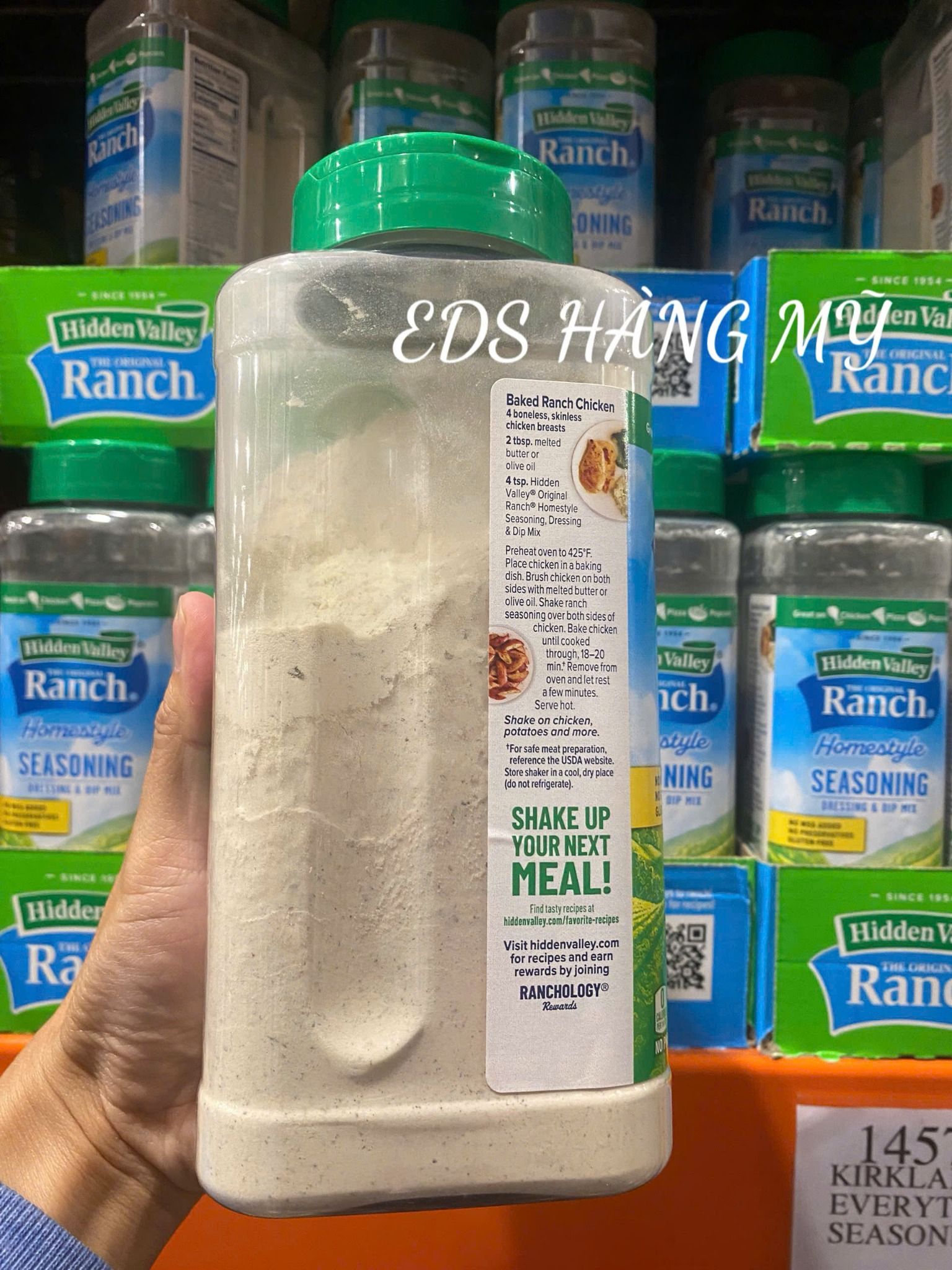 Bột Gia Vị Ranch Đa Năng Hidden Valley Ranch Homestyle Seasoning