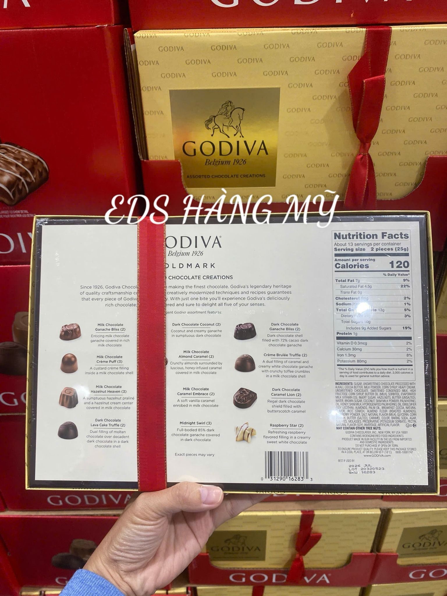 Kẹo Chocolate Godiva của Bỉ