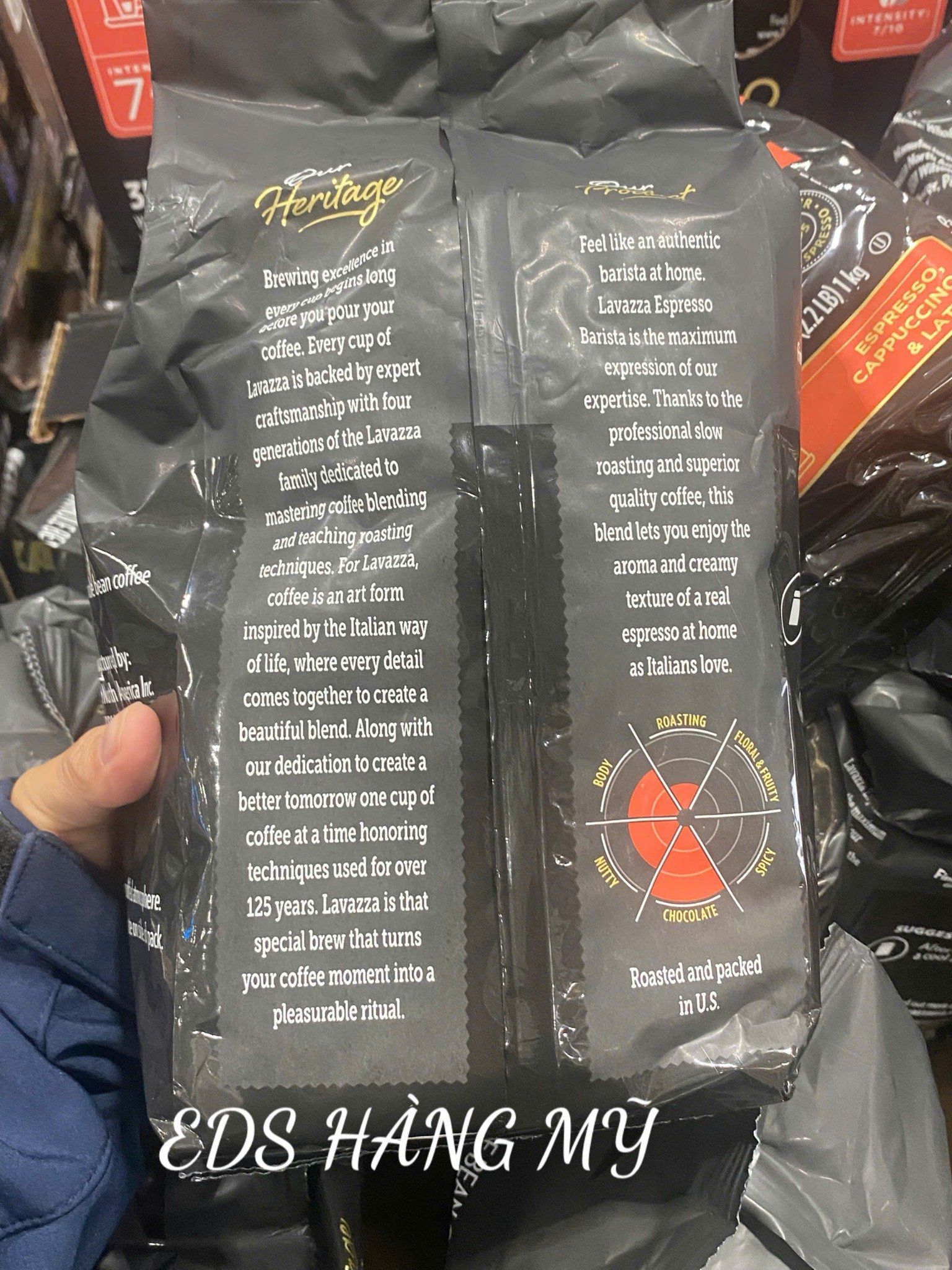 LAVAZZA ESPRESSO – CÀ PHÊ HẠT NGUYÊN CHẤT TỪ Ý