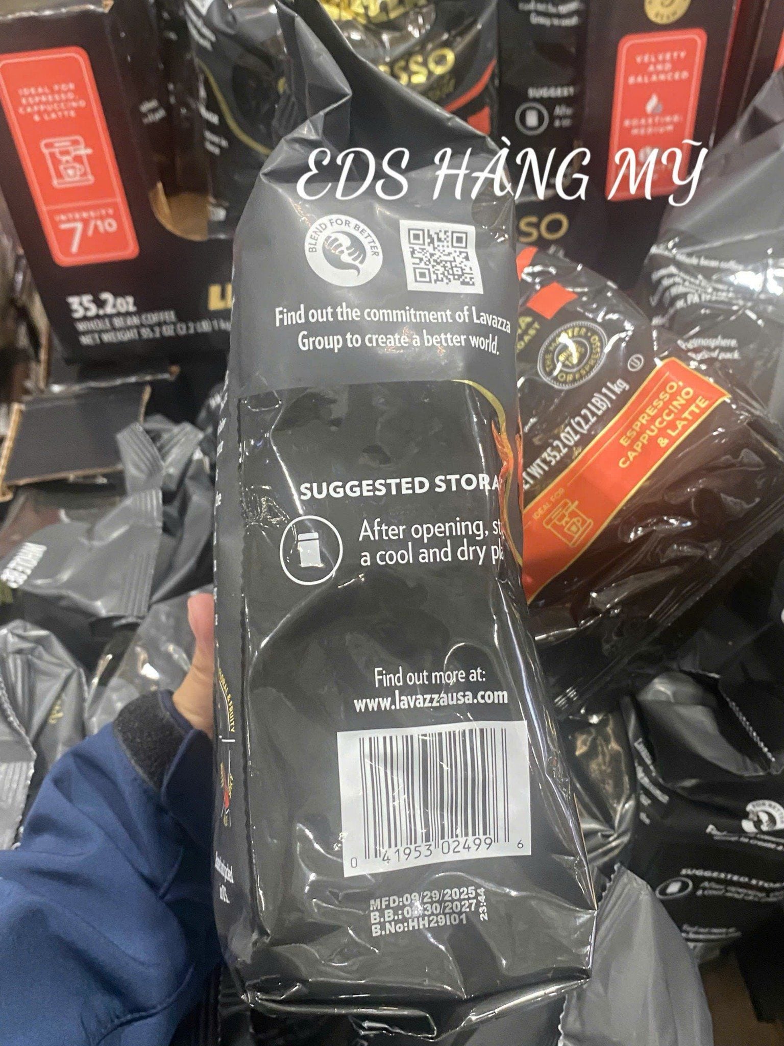 LAVAZZA ESPRESSO – CÀ PHÊ HẠT NGUYÊN CHẤT TỪ Ý