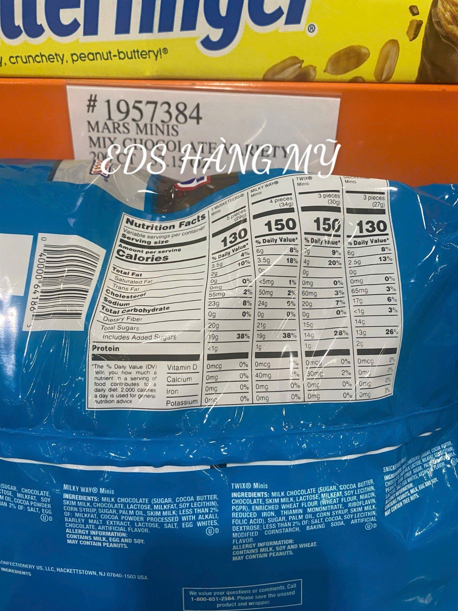 MARS MINIS VARIETY MIX – GÓI 200 VIÊN SOCOLA MINI CAO CẤP