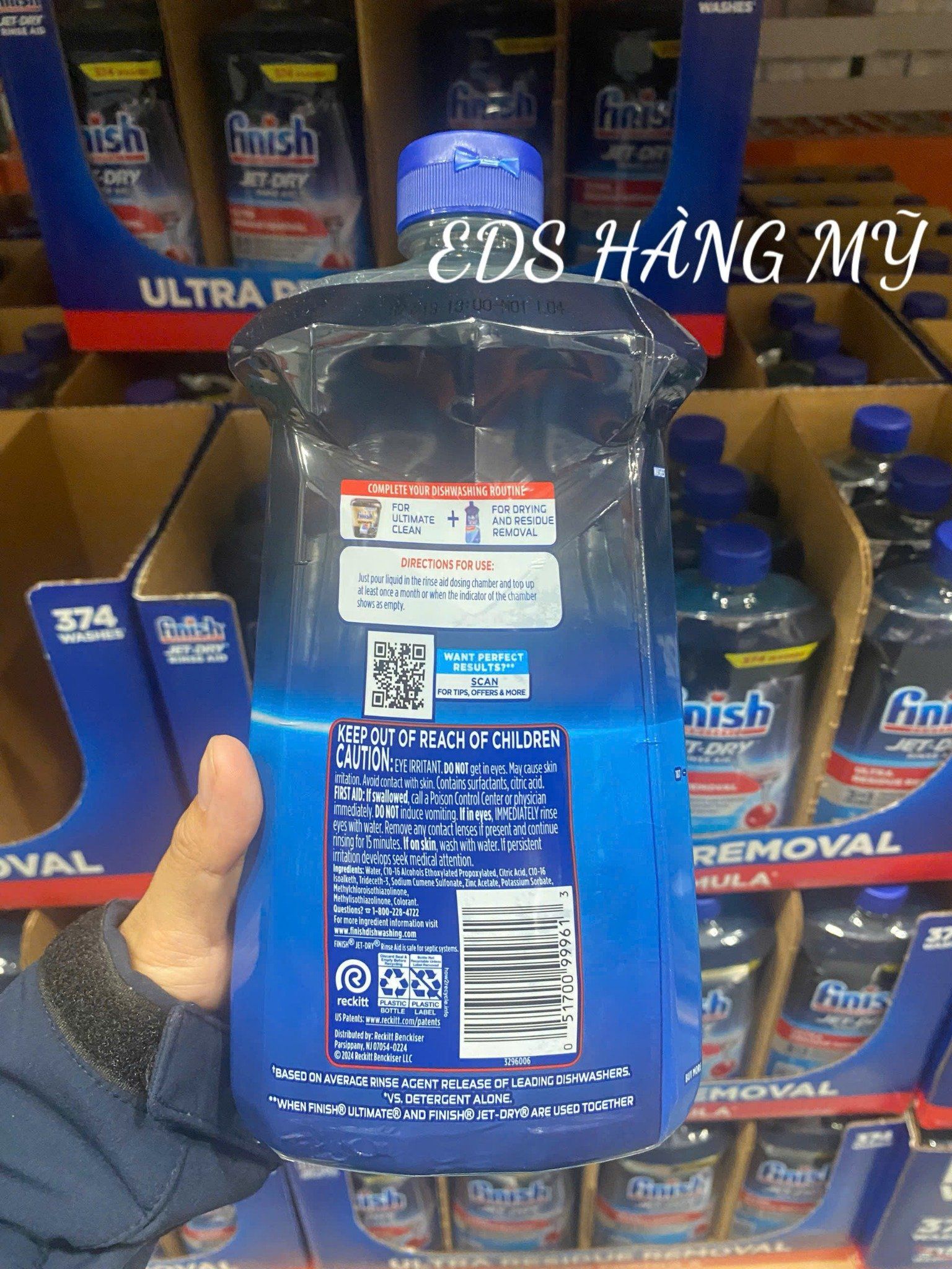 NƯỚC LÀM BÓNG FINISH JET-DRY RINSE AID