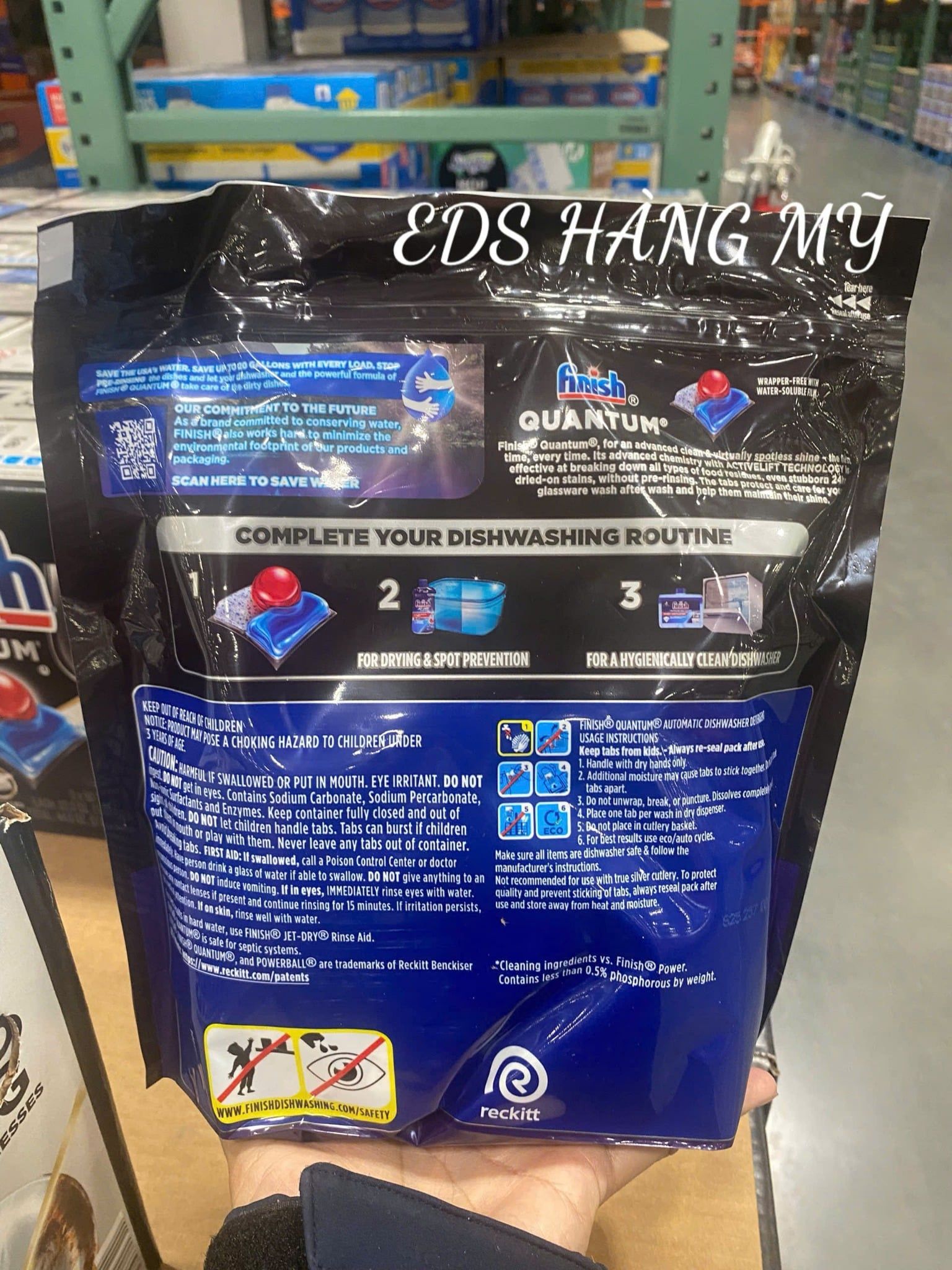 Viên rửa dùng cho máy rửa chén Finish Powerball Power Essential