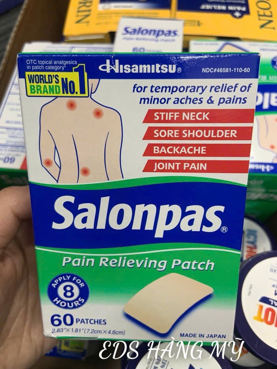 Cao dán Salonpas của Mỹ