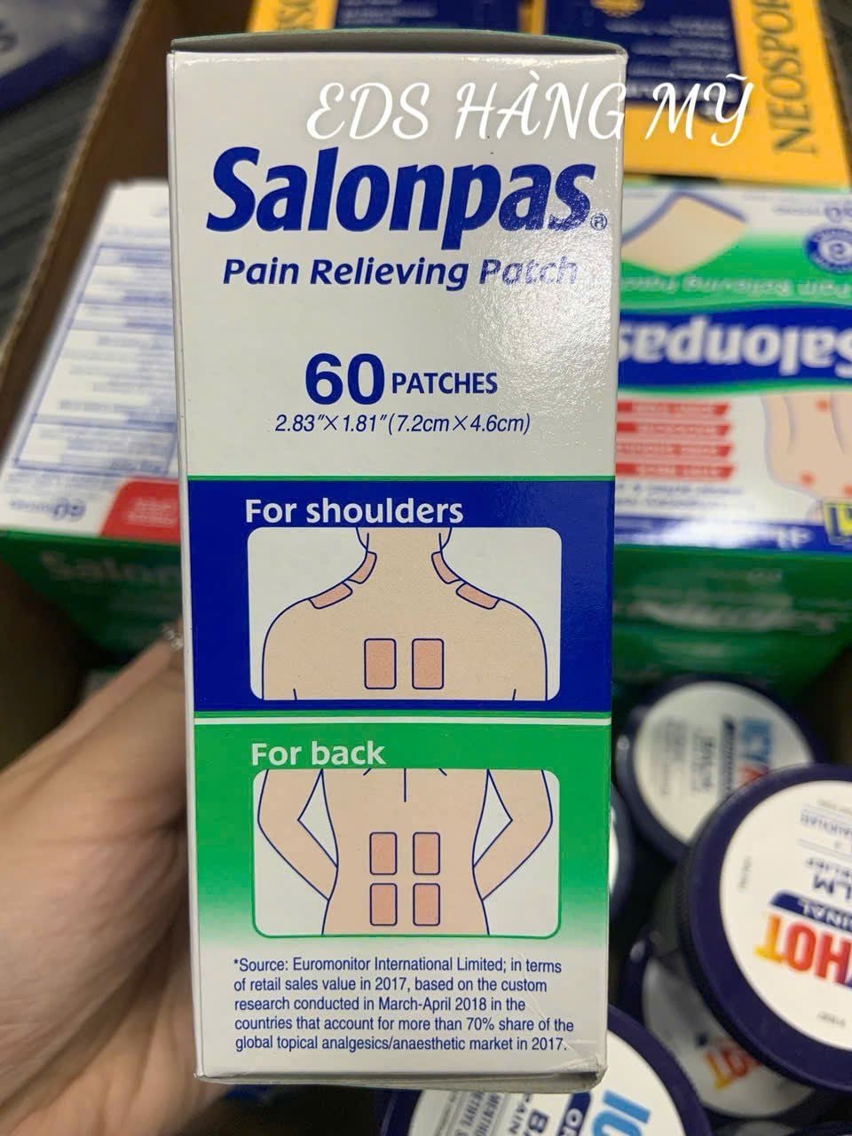 Cao dán Salonpas của Mỹ