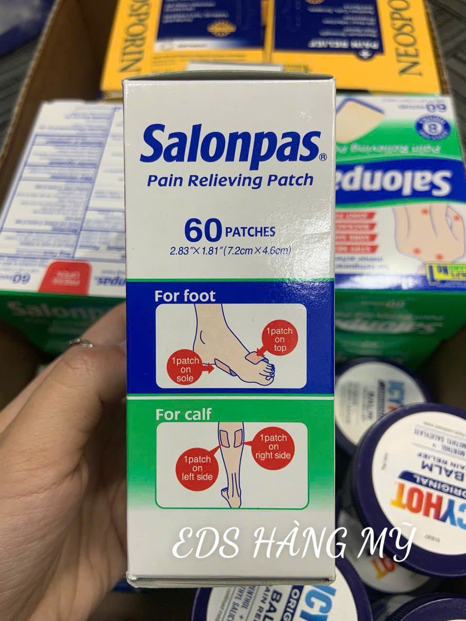 Cao dán Salonpas của Mỹ