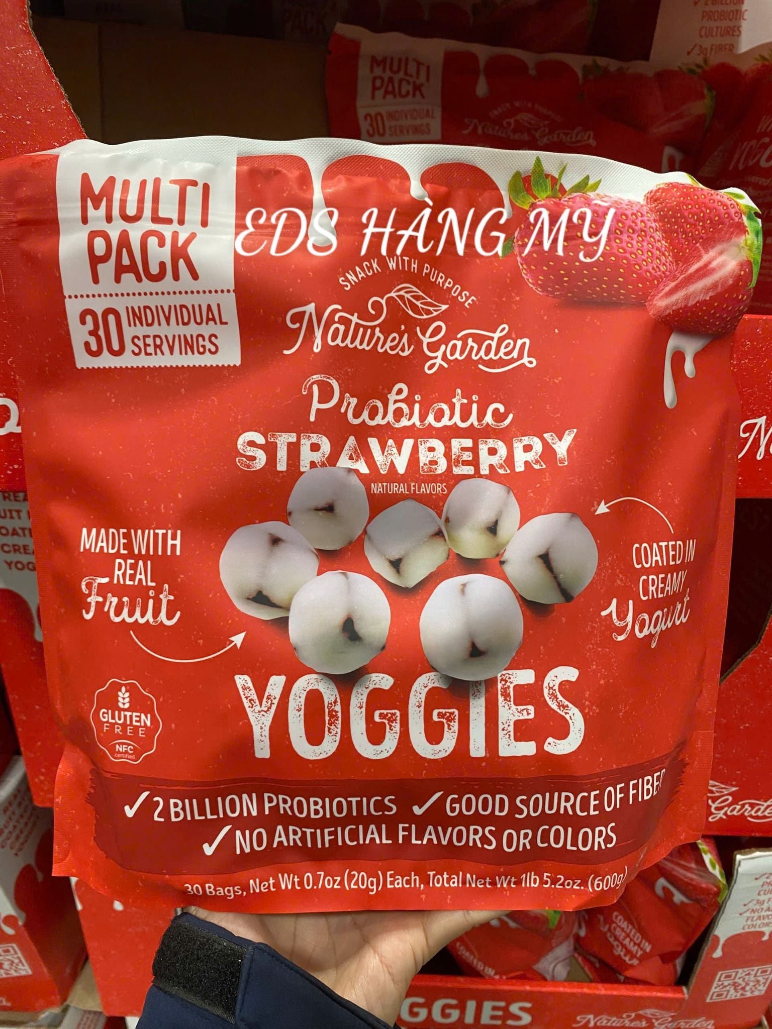 Hạt Nature's Garden Probiotic Yoggies Trail Mixes