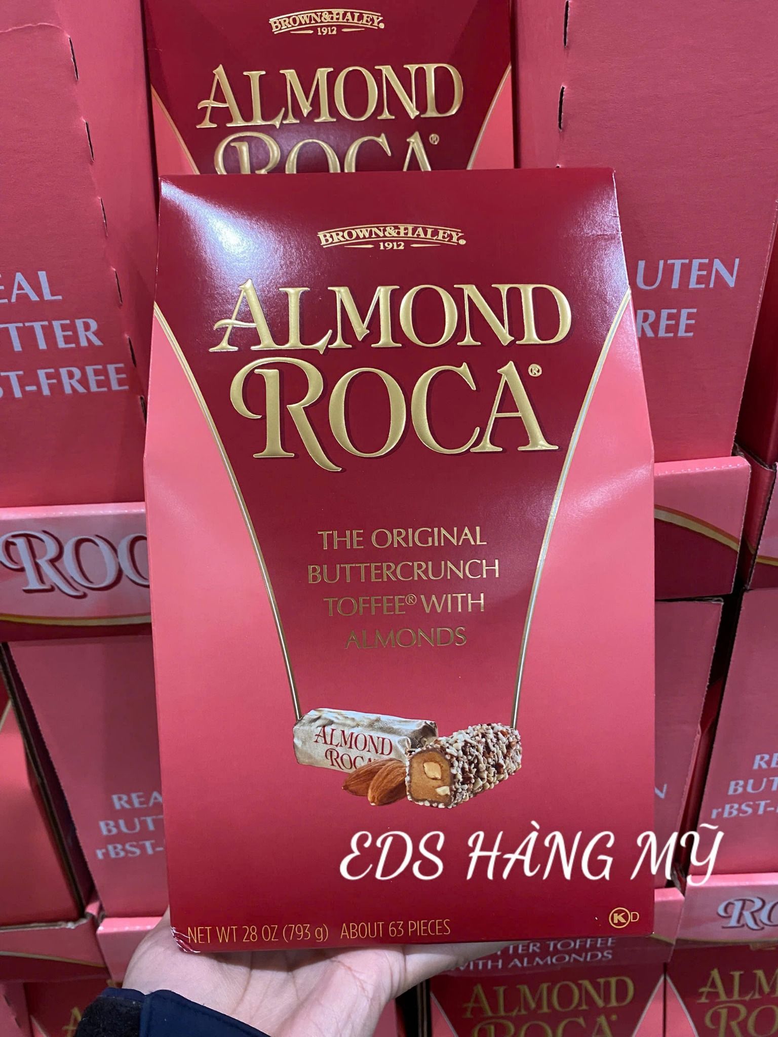 Chocolate hạnh nhân Brown & Haley Almond Roca