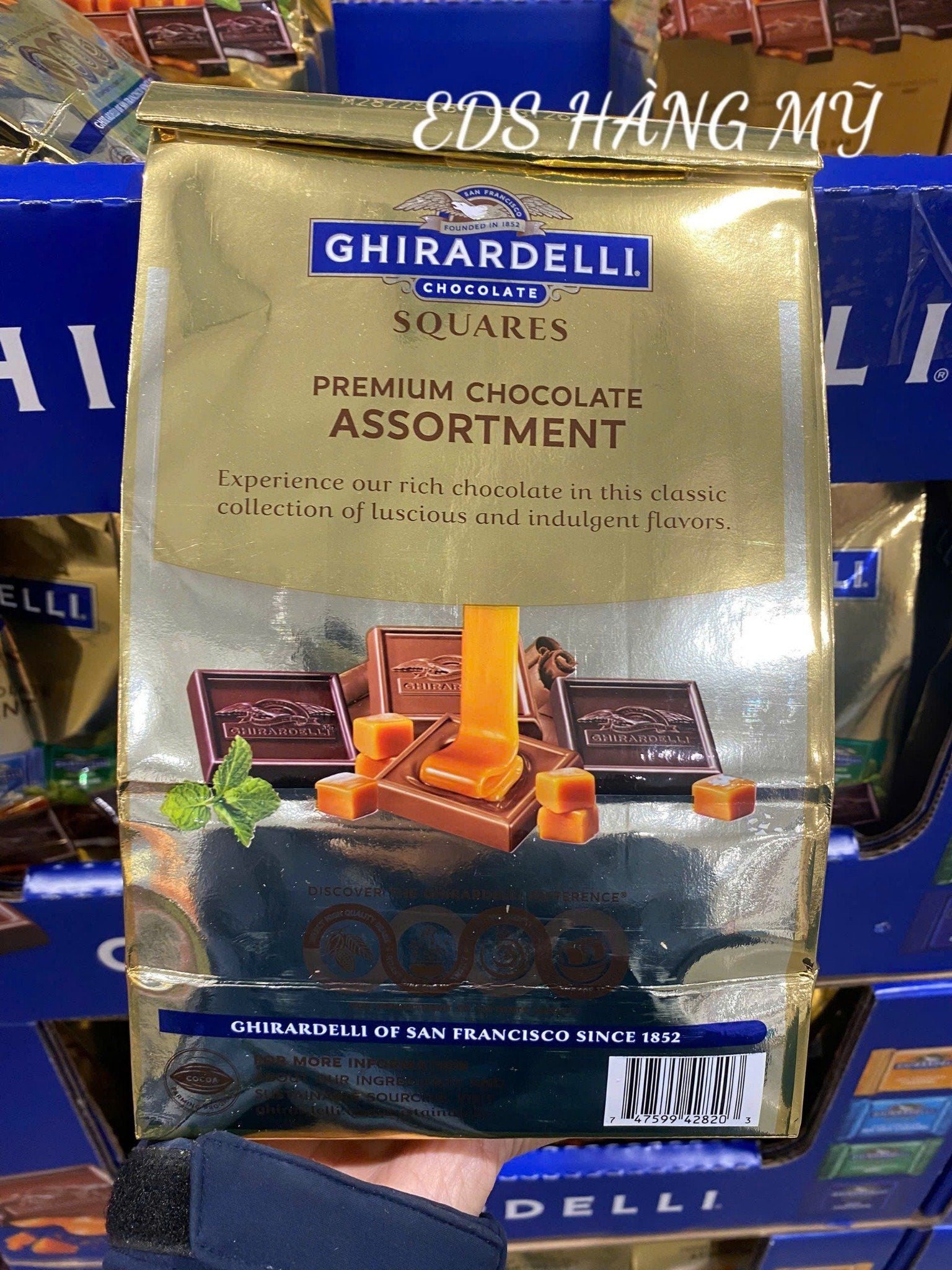 Chocolate Ghirardelli Premium Chocolate Squares – Assortment (674.4g)