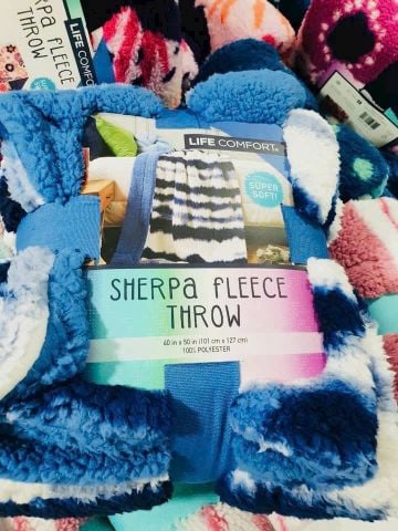  Chăn mền bông 2 mặt dành cho bé Sherpa Fleece Blanket 