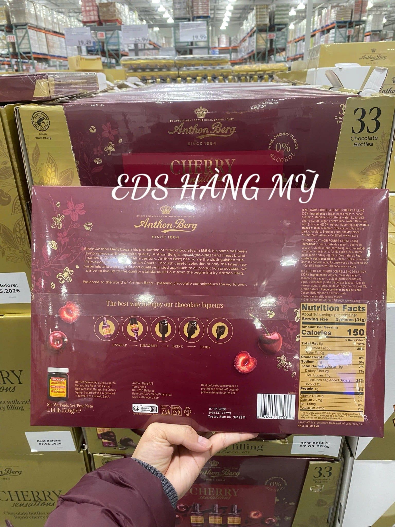 ANTHON BERG CHOCOLATE LIQUEUR – SOCOLA RƯỢU CAO CẤP TỪ ĐAN MẠCH