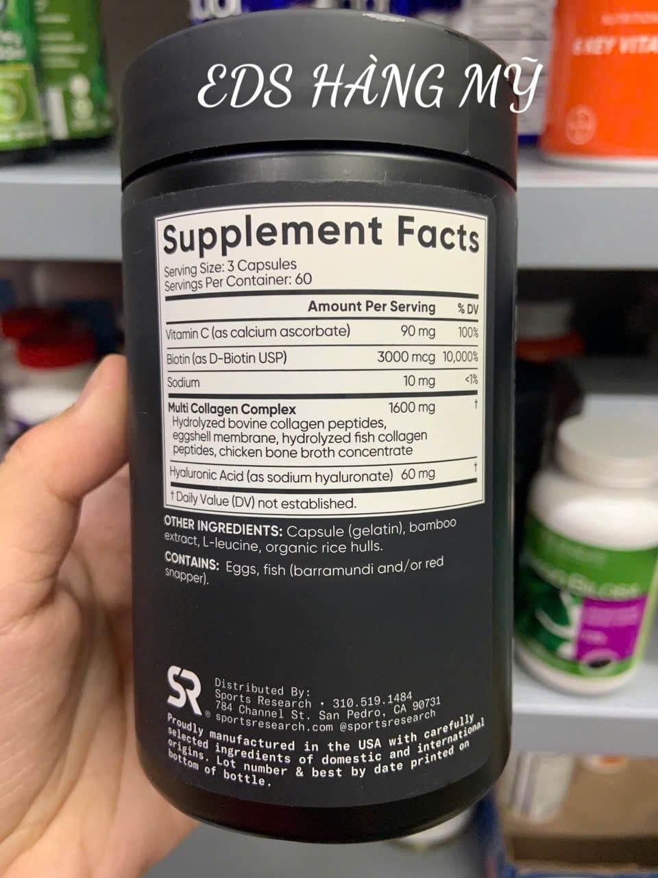 COLLAGEN ĐA DẠNG SPORTS RESEARCH MULTI COLLAGEN