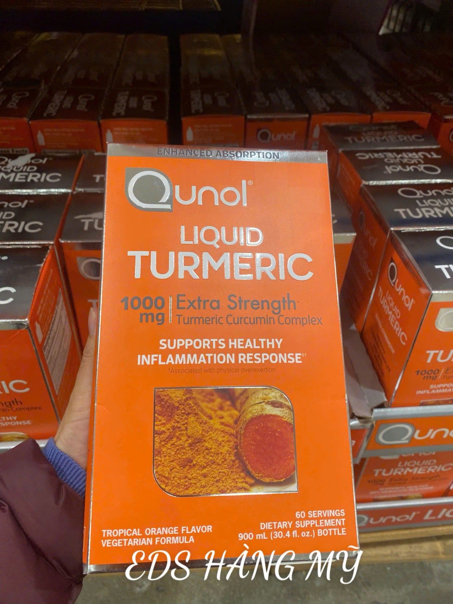 Nước uống tinh chất nghệ tươi Qunol Liquid Turmeric 1000mg
