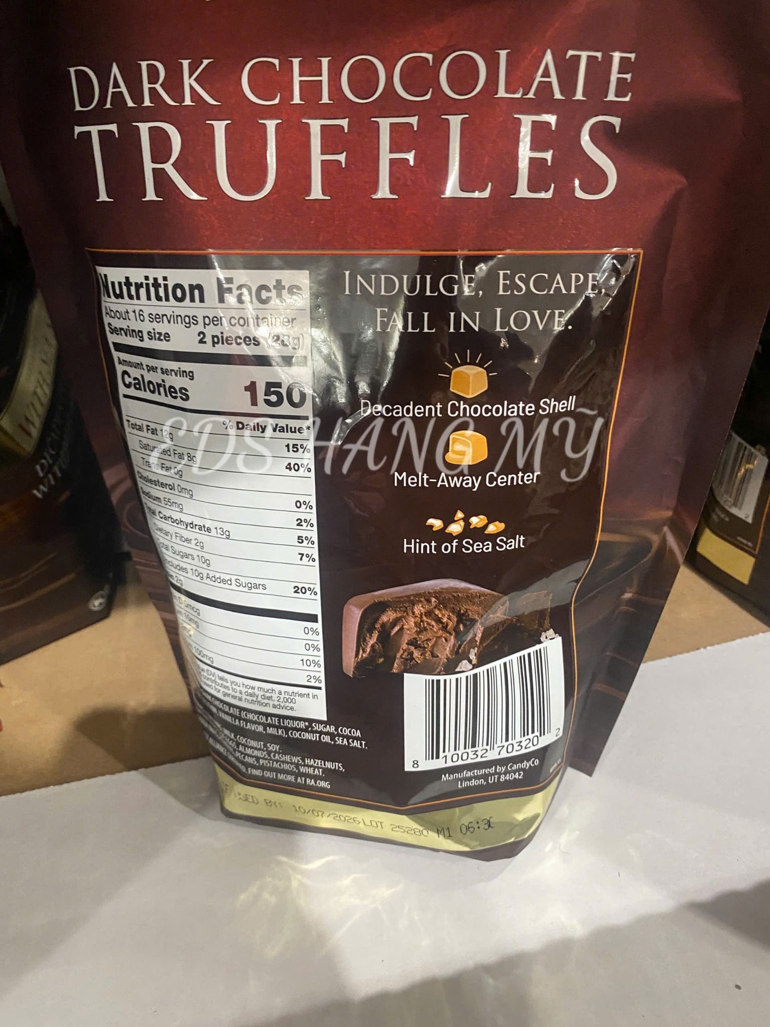 SOCOLA ĐEN COPPER KETTLE DARK CHOCOLATE TRUFFLES