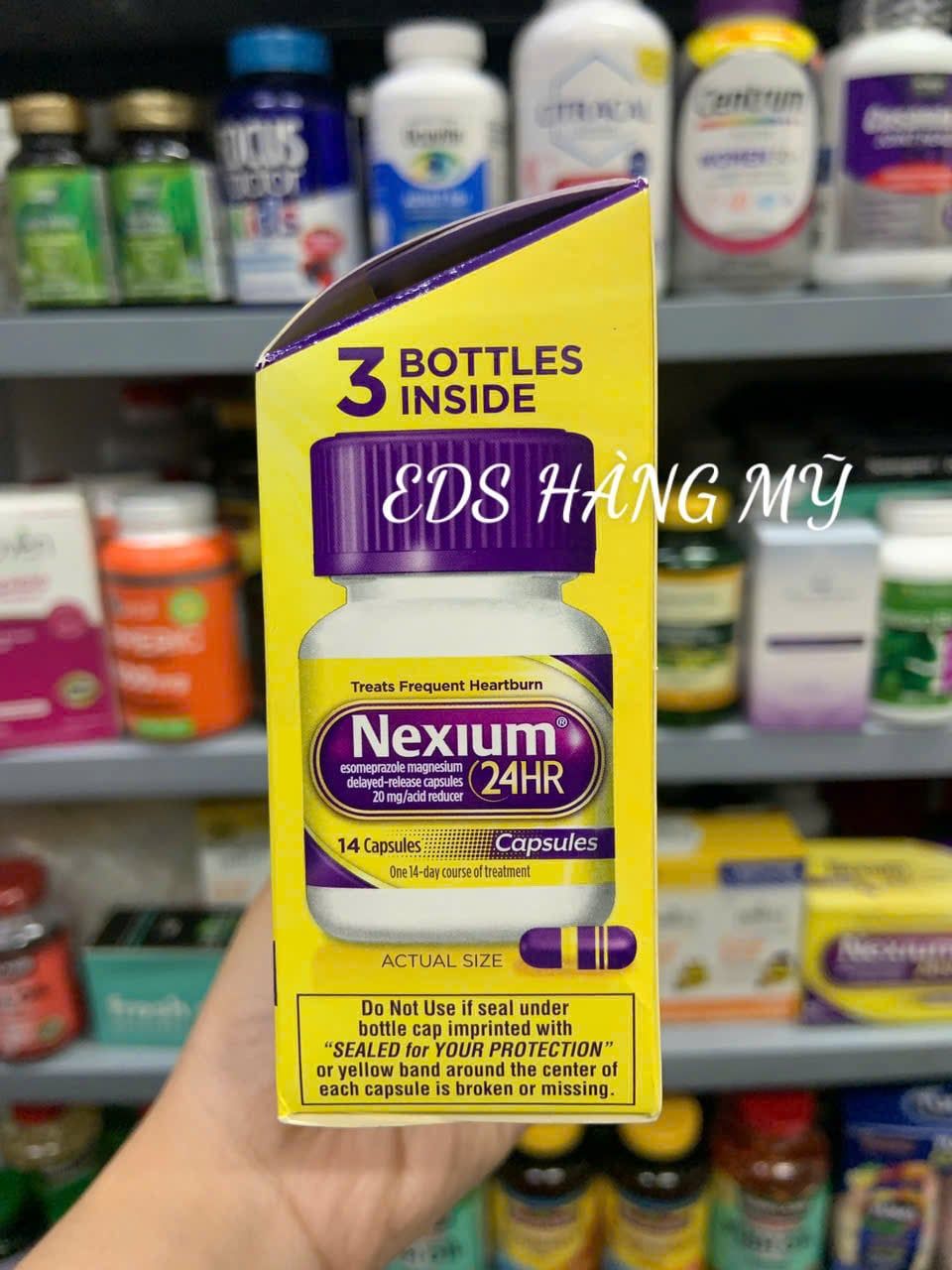 Viên uống hỗ trợ giảm viêm loét trào ngược dạ dày Nexium 24hr