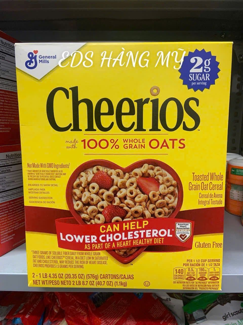 Bánh ngũ cốc ăn sáng Cheerios