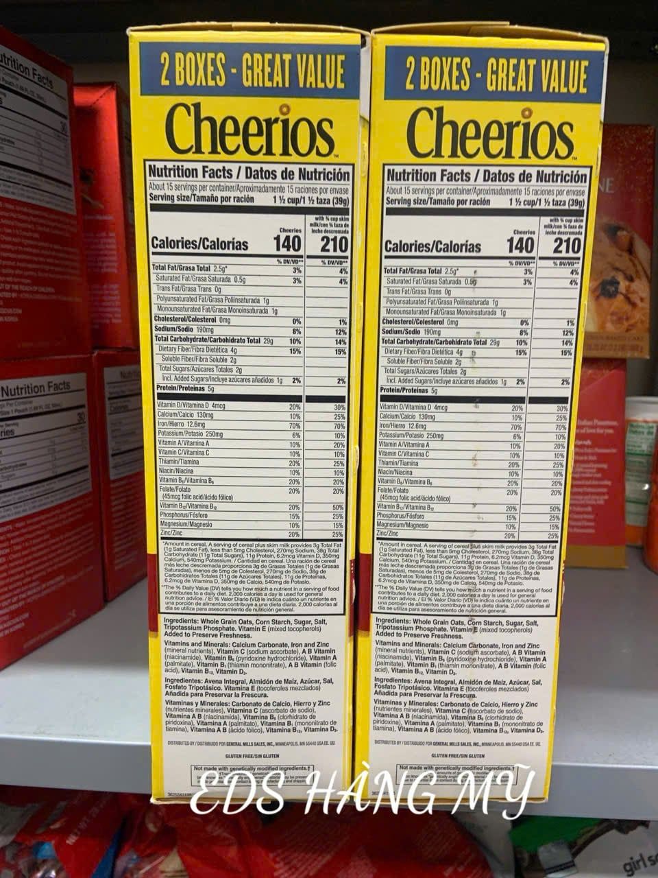 Bánh ngũ cốc ăn sáng Cheerios