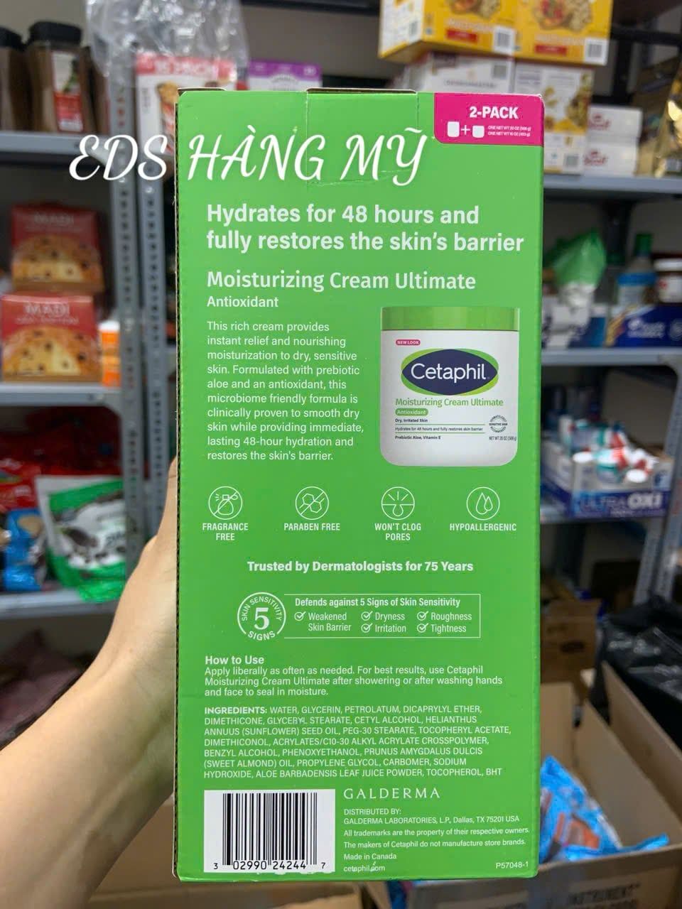 Kem dưỡng ẩm Cetaphil Moisturizing Cream