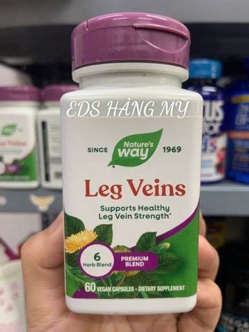  Viên uống giảm suy giãn tĩnh mạch Nature’s Way Leg Veins 