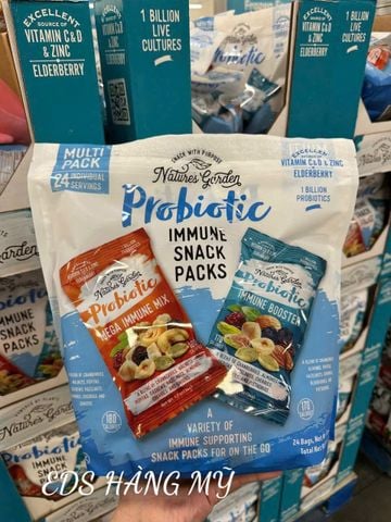  Hạt mix tổng hợp và trái cây sấy Nature's Garden Probiotic Immune Snack Packs 