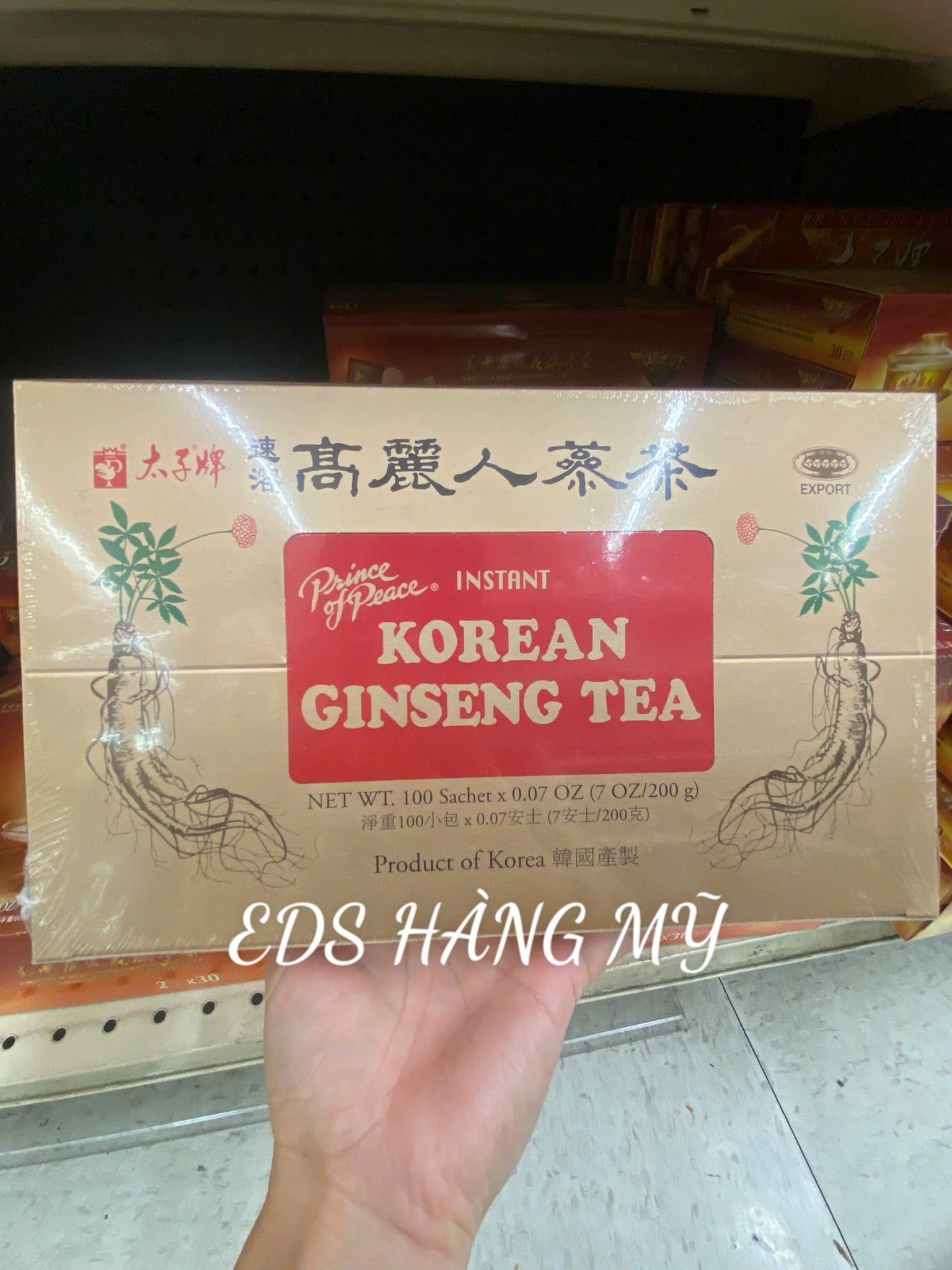 Trà nhân sâm cô đặc Hàn Quốc Prince Of Peace