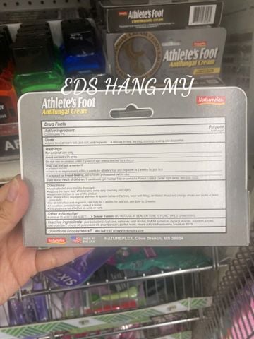  ATHLETE’S FOOT ANTIFUNGAL CREAM – KEM TRỊ NẤM DA 