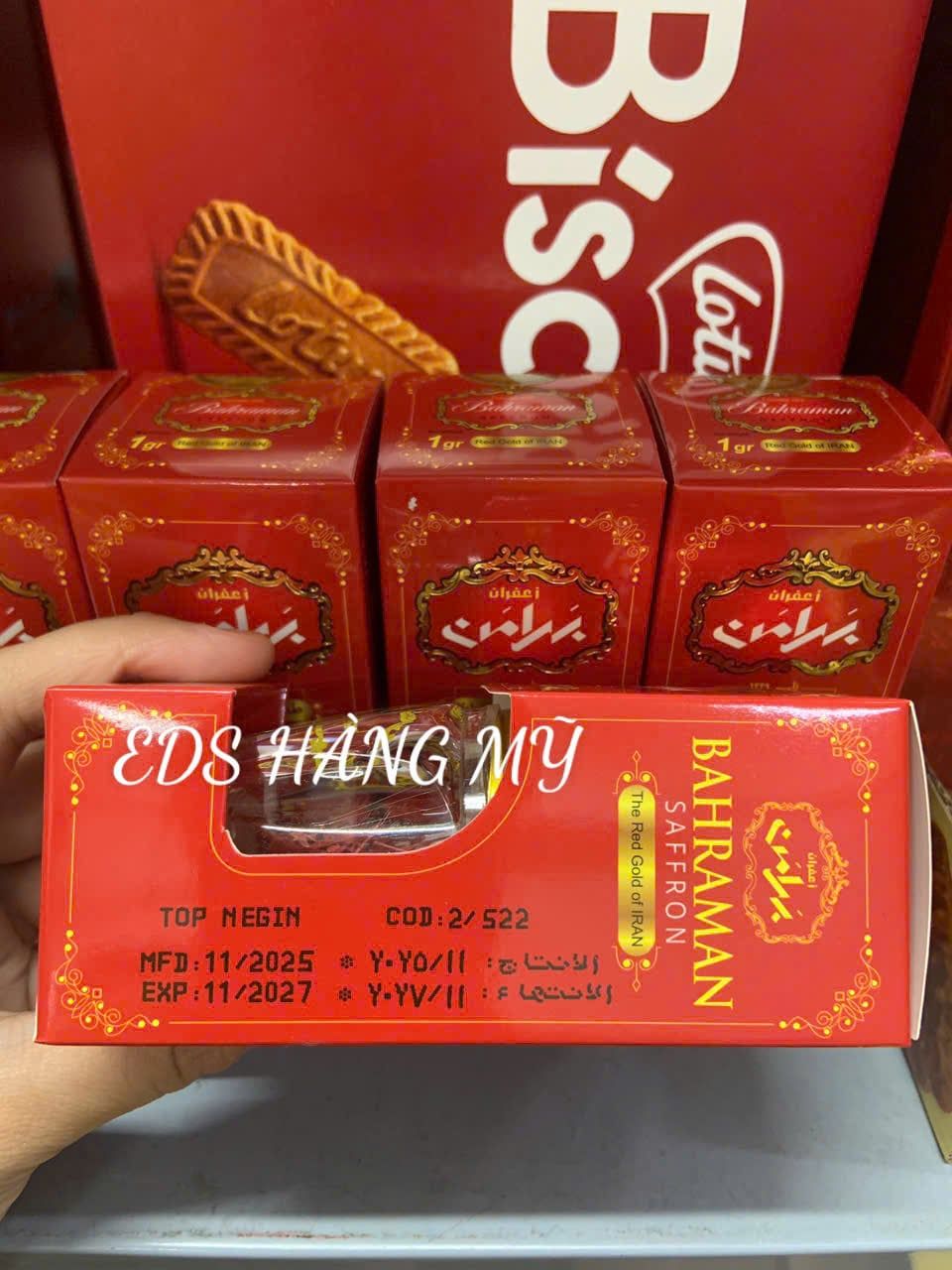 Saffron nhụy hoa nghệ Tây Bahraman Saffron 1g