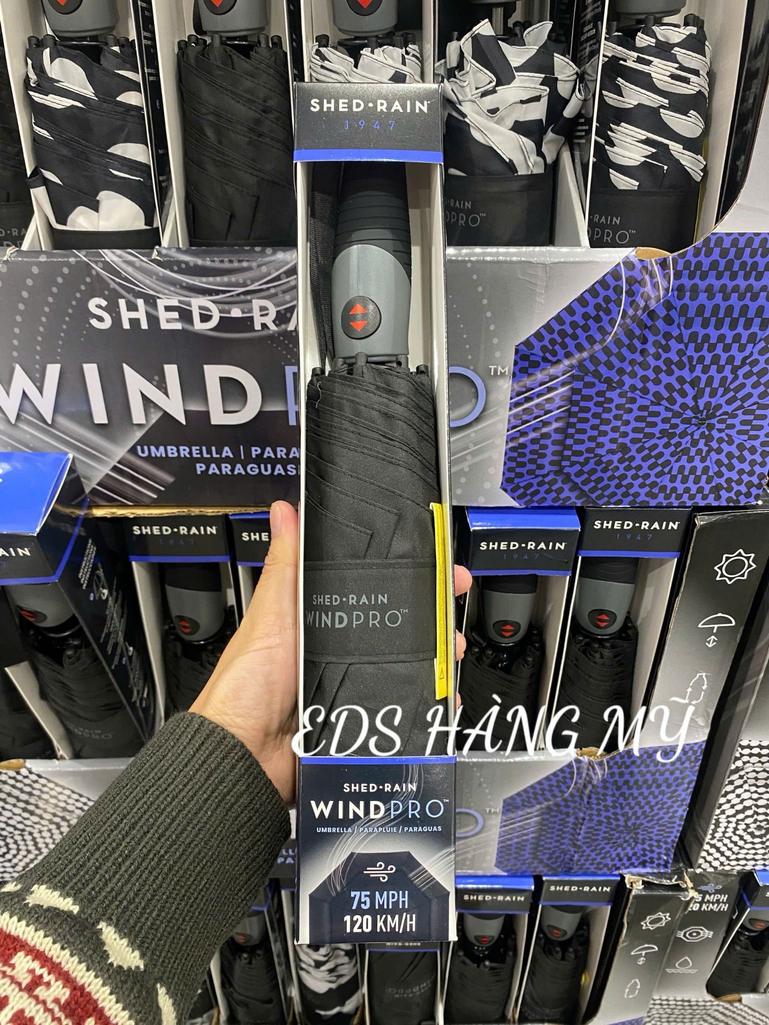 Ô/Dù gấp tự động ShedRain WindPro™