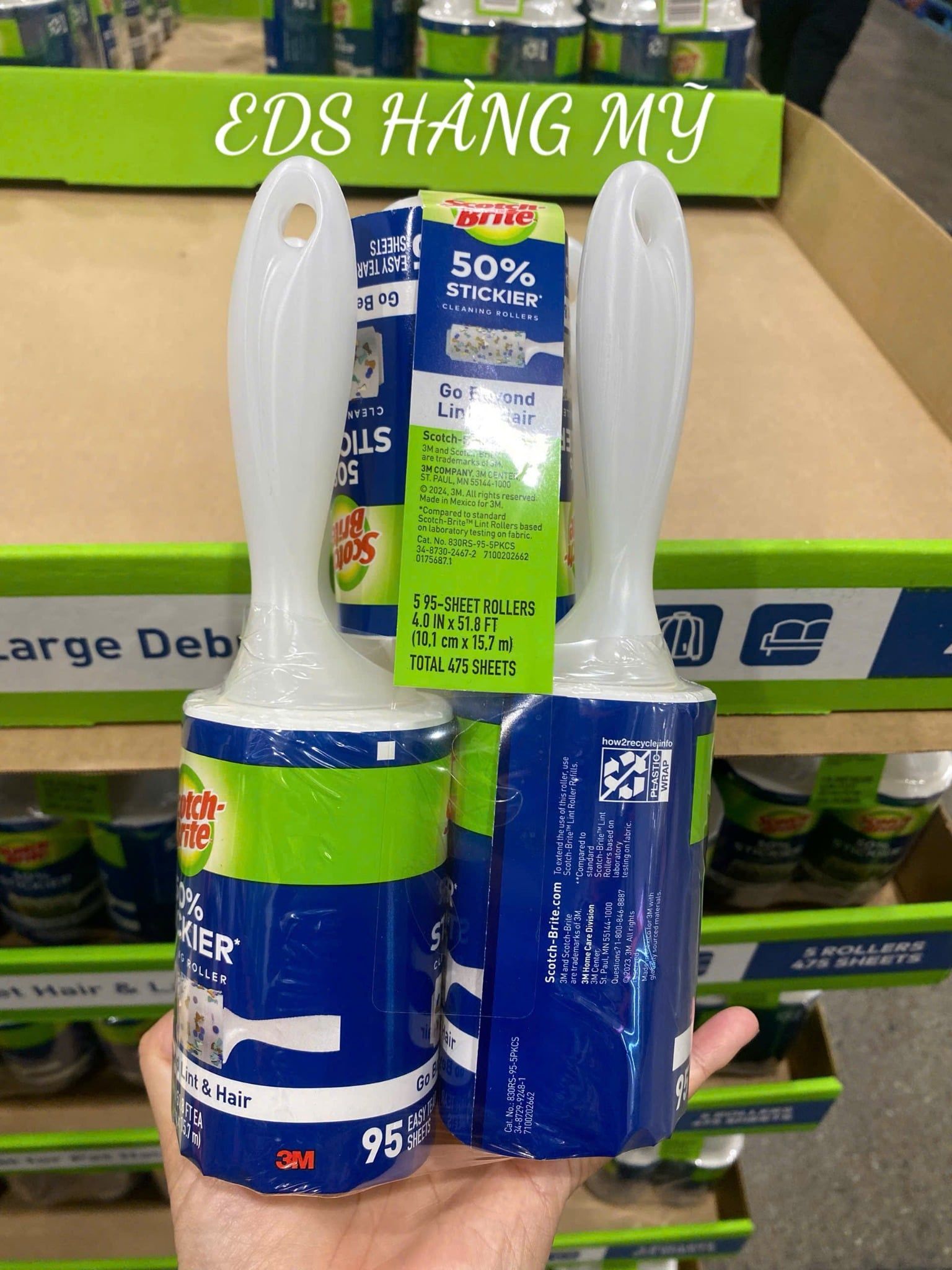 CÂY LĂN BỤI QUẦN ÁO SCOTCH-BRITE™ 50% ST