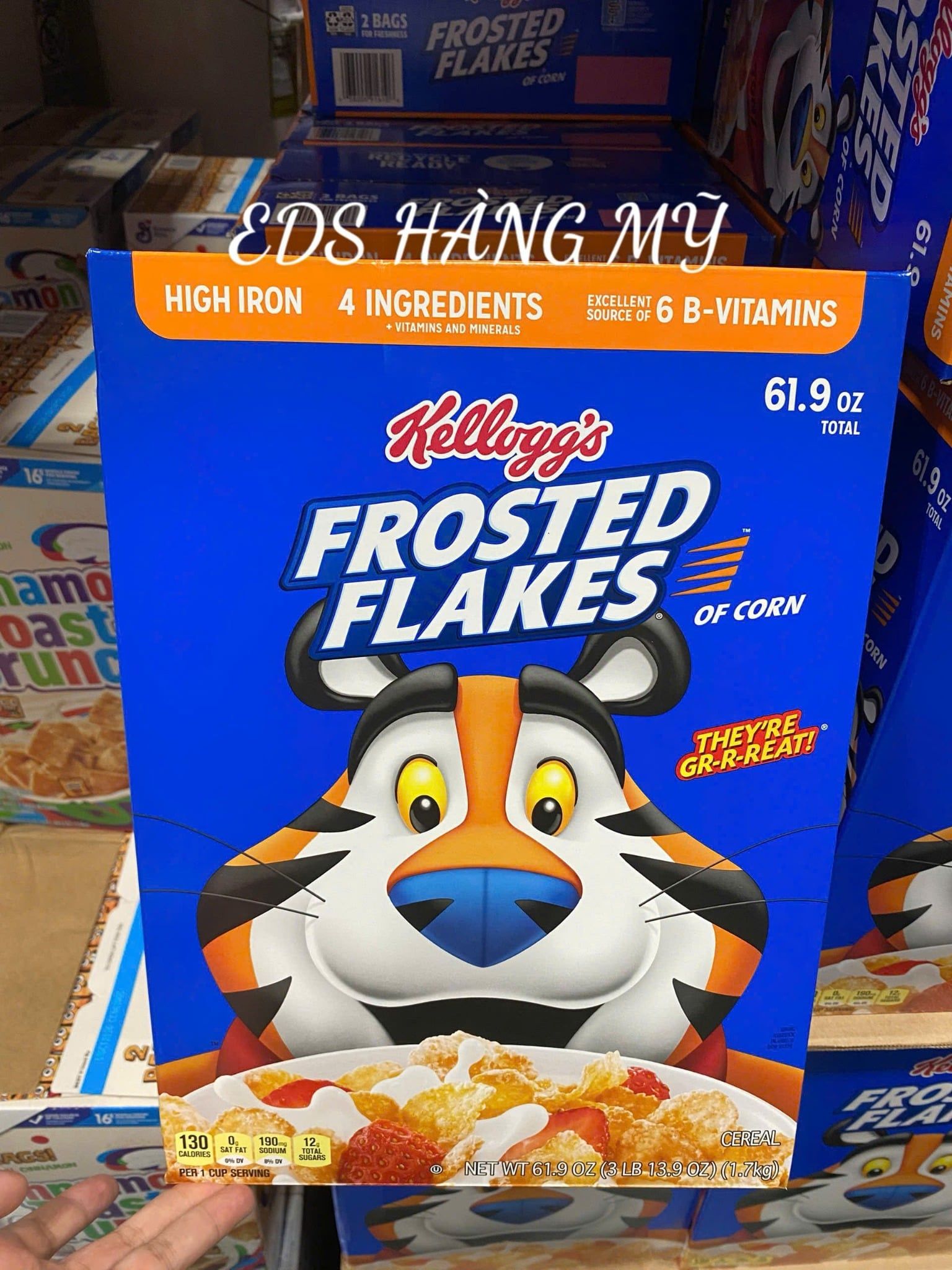 Ngũ cốc ăn sáng Kellogg’s Frosted Flakes