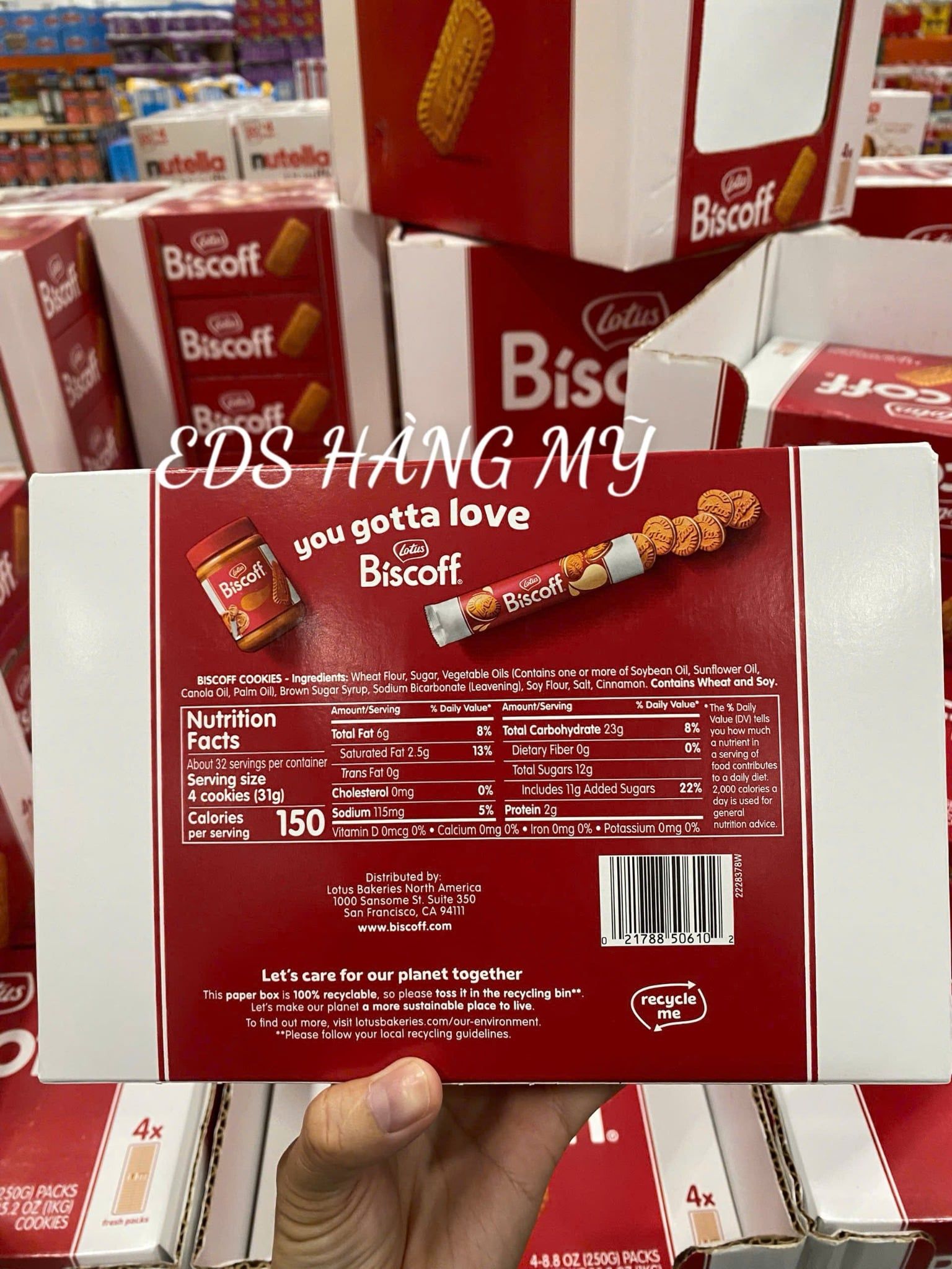 Bánh quy giòn Lotus Biscoff
